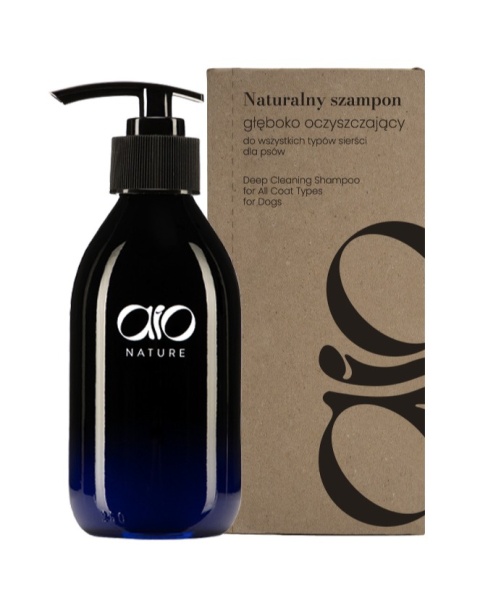 AIO Nature - MINI - Naturalny szampon głęboko oczyszczający dla psów 150ml