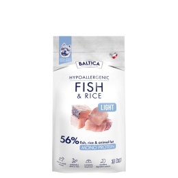 BALTICA - NUTRACEUTIC - hipoalergiczna karma ryba z ryżem XS/S 3kg LIGHT