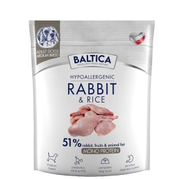 BALTICA - NUTRACEUTIC - hipoalergiczna karma z królikiem i ryżem M 1kg