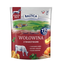 BALTICA - Wołowina z warzywami dla ras małych XS/S 1kg
