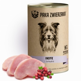 Paka Zwierzaka - Indyk i żurawina 400g