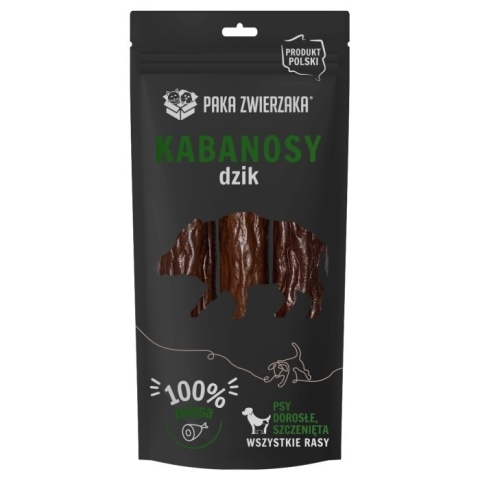 Paka Zwierzaka - Kabanosy dzik 3 szt - 80g