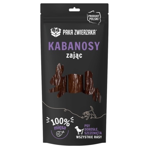 Paka Zwierzaka - Kabanosy zając 3 szt - 80g