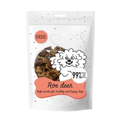 Paka Zwierzaka - PEPE Roe Deer - Mini przysmaki Sarna 70g