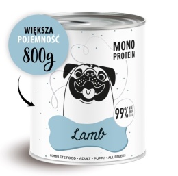 Paka Zwierzaka - Pepe Mono Protein Lamb (jagnięcina) 800g