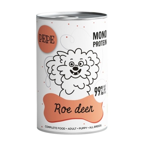 Paka Zwierzaka - Pepe Mono Protein Roe deer (sarna) 400g