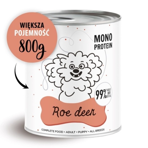 Paka Zwierzaka - Pepe Mono Protein Roe deer (sarna) 800g