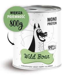 Paka Zwierzaka - Pepe Mono Protein Wild Boar (dziczyzna) 800g
