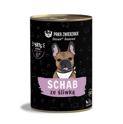 Paka Zwierzaka - Seven'th Heaven - Schab ze śliwką 400g (Pork & Plum)