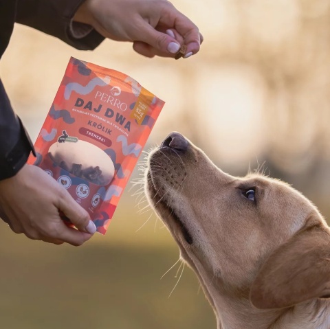 Perro - DAJ DWA Trenerki Królik 85g