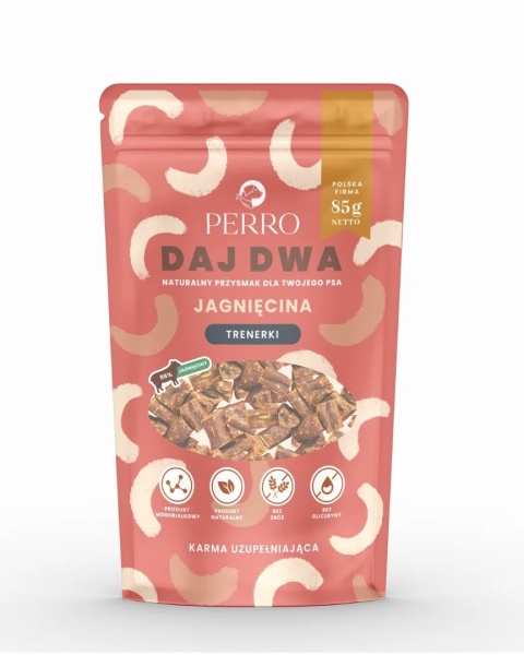 Perro - DAJ DWA Trenerki Jagnięcina 85g