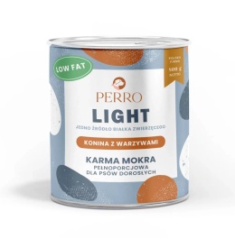 Perro - Light - Konina z warzywami - Monobiałkowa formuła dla psów dorosłych 800g