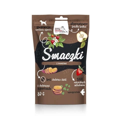 Syta Micha - Smaczki z Insektami 80g