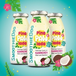 Smoothie Dog Pina Paw Lada - królik z warzywami i owocami 250ml
