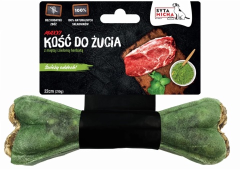 Syta Micha - Kość do żucia dla psa na świeży oddech 22cm MAXXI