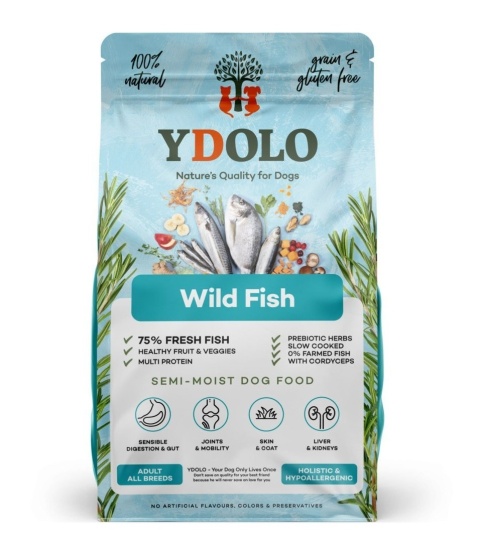 YDOLO Wild Fish - Ryby morskie - Karma półwilgotna dla psa 10kg