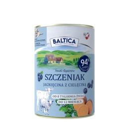 BALTICA - Jagnięcina z cielęciną - mokra karma dla szczeniąt 400g