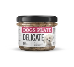 Dogs Plate Delicate - Karma mokra dla psa monobiałkowa z mięsa z królika 180g