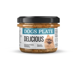 Dogs Plate Delicious - Karma mokra dla psa monobiałkowa z mięsa z kaczki 180g