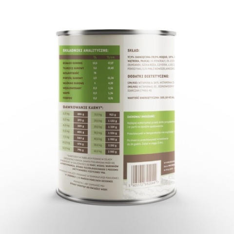 FARMA - Select Jagnięcina - Monoproteinowa karma mokra dla psa 400g