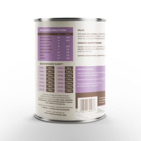 FARMA - Select Sarna - Monoproteinowa karma mokra dla psa 400g