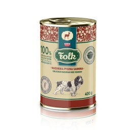 FOLK - Mazurska pyszna sarnina - Karma mokra dla psa 400g