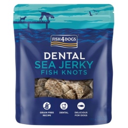Fish4Dogs - Dental Sea Jerky Fish Knots - przysmaki dentystyczne dla psa 100g