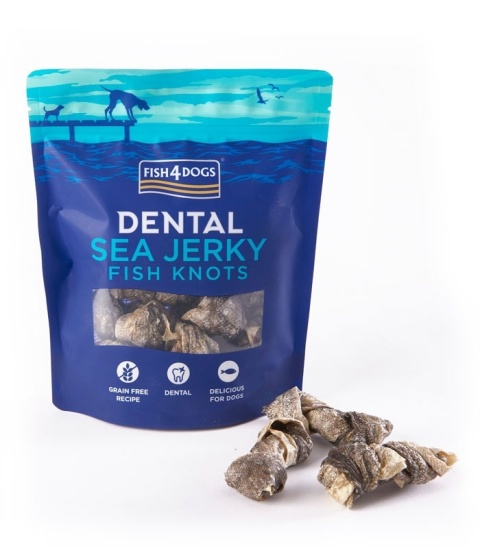 Fish4Dogs - Dental Sea Jerky Fish Knots - przysmaki dentystyczne dla psa 100g