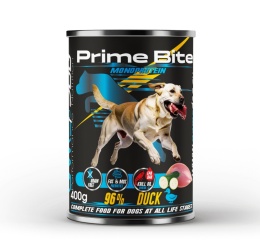 Game Dog - Prime Bite - Kaczka z cukinią - mokra karma dla psa 400g