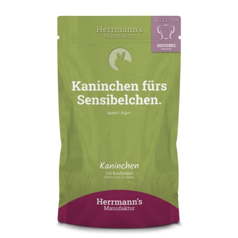 HERRMANN'S Selection Sensitive Dog - Królik karma mokra 150g