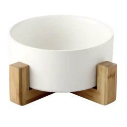Miska ceramiczna dla psa 850ml - biała