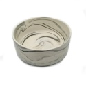 Miska ceramiczna dla psa 850ml - marmurowa - szary