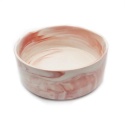 Miska ceramiczna dla psa 400ml - marmurowa - różowy