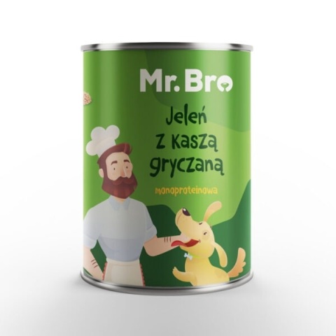 Mr. Bro Jeleń z kaszą Gryczaną 400g