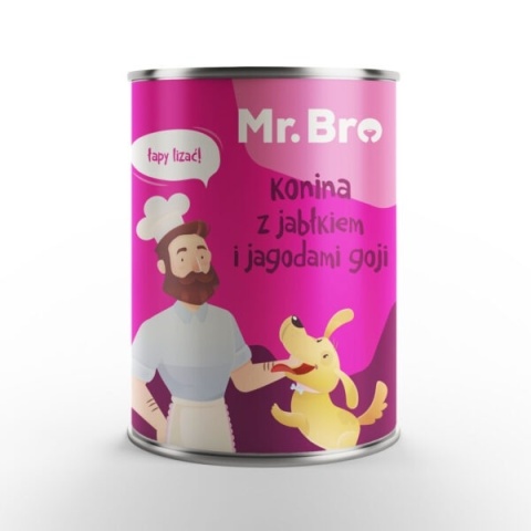 Mr. Bro Konina z Jabłkiem i Jagodami Goji 400g