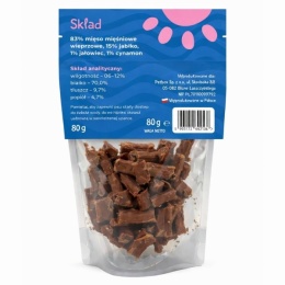 Mr. Bro Mniamki Air Dried - Przysmaki dla psa z Wieprzowiny 80g