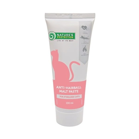 Nature's Protection - Pasta odkłaczająca dla kotów sterylizowanych 100ml