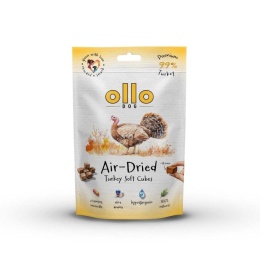 Ollo Air-Dried Training Turkey Cubes - przysmaki treningowe dla psa z indykiem 80g