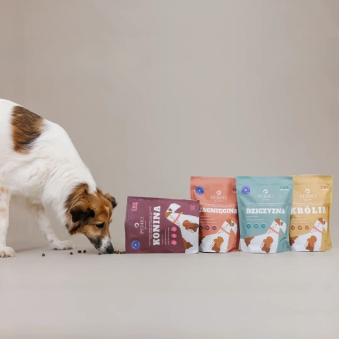 PERRO Gourmet - Karma tłoczona na zimno dla psów dorosłych średnich i dużych ras Konina 1kg