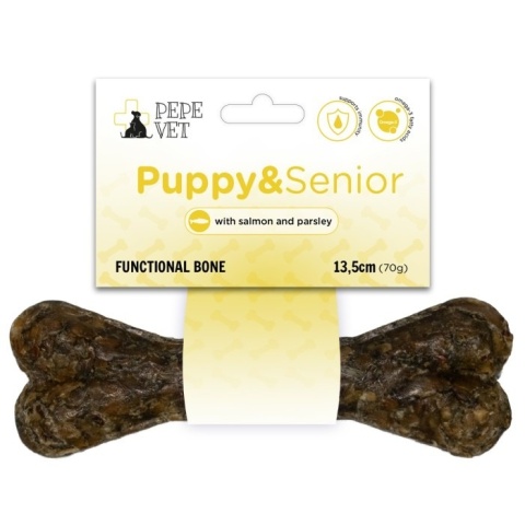 Paka Zwierzaka - PEPE VET Puppy&Senior - Kość funkcjonalna 13,5cm
