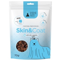 Paka Zwierzaka - PEPE VET Skin&coat - Przysmaki funkcjonalne 70g