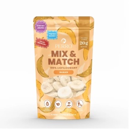 Perro - MIX & MATCH - Banany liofilizowana 20g
