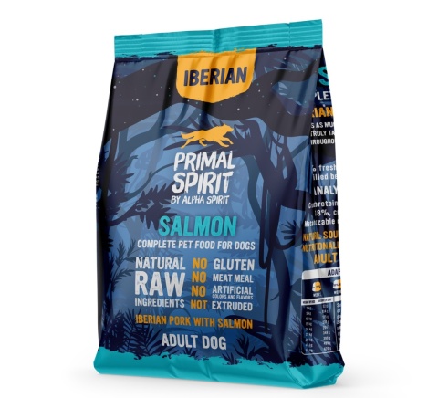 Primal Spirit - Iberian Salmon - Pełnoporcjowa karma dla psów dorosłych wszystkich ras 1kg