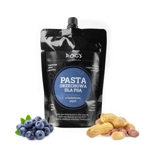 ROGY - Pasta Orzechowa z Jagodami 300g