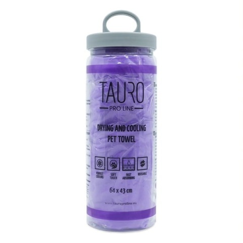 Tauro Pro Line - Ręcznik chłodzący 64x43cm Fioletowy