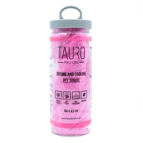 Tauro Pro Line - Ręcznik chłodzący 64x43cm Różowy