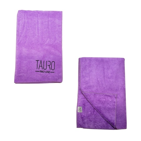 Tauro Pro Line - Ręcznik z mikrofibry 80x120cm Fioletowy