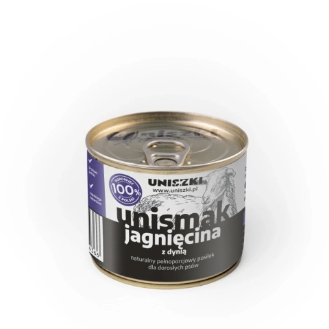 Uniszki - UNIsmak jagnięcina z dynią - karma mokra dla psa 200g