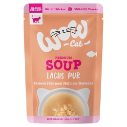 WOW CAT Suppe - zupa dla kota z łososiem 40g