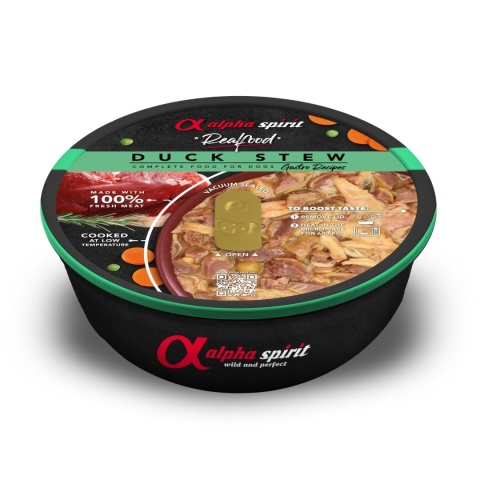 Alpha Spirit - Real Food Duck - Karma mokra dla psa Kaczka 280g